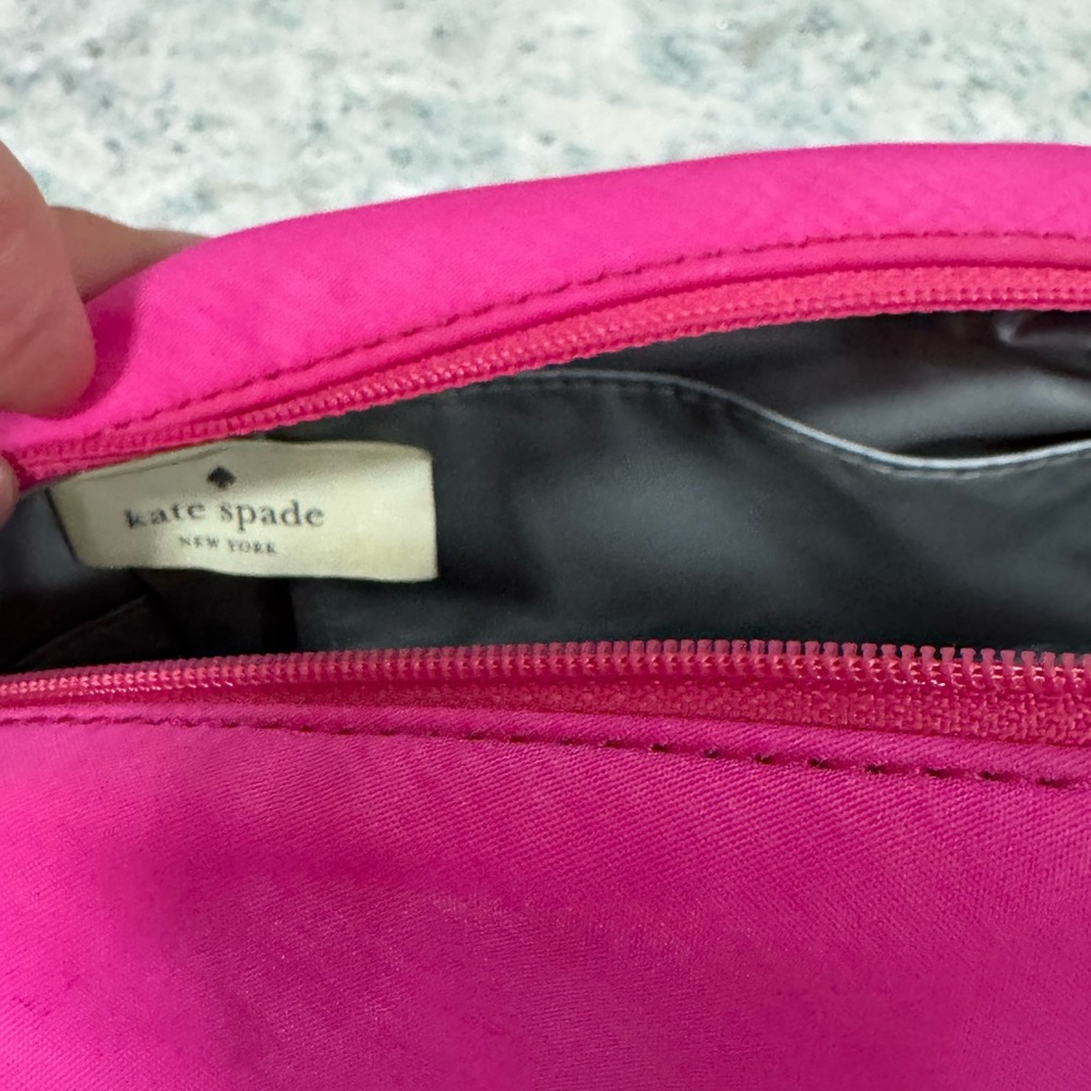 Kate Spade Fuchsia cosmetic pouch - Picture 5 of 7